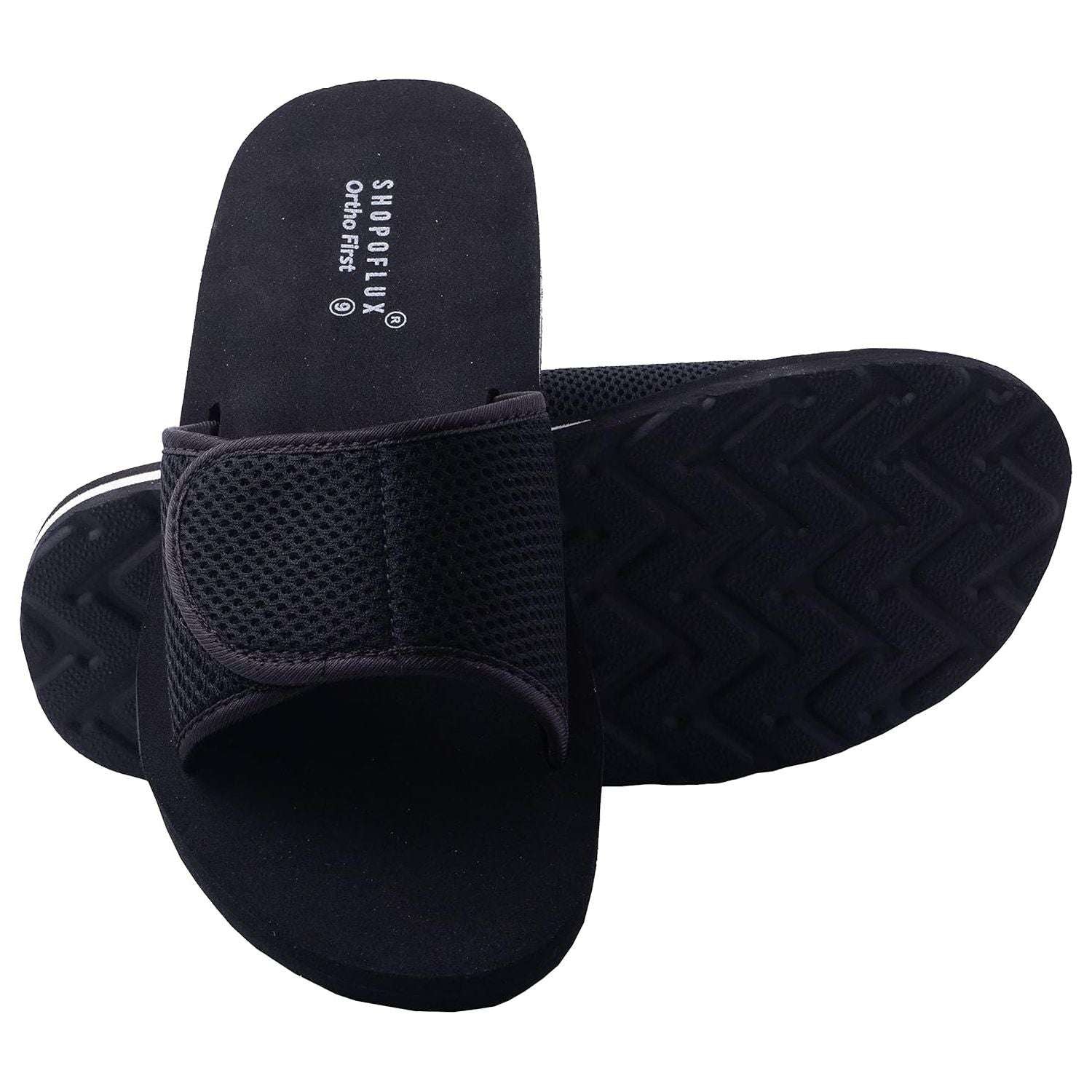 SHOPOFLUX Ortho First Slippers for Men Adjustable Strape Orthopaedic  Doctor Chappal Flip-Flop Footwear and House Slippers for Gent's and Boy's
