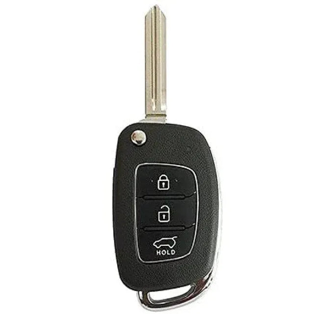 Hyundai Creta, Venue and Exter 3-button flip key cover design – SHOPOFLUX