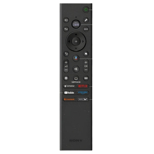 Sony SONY-3 remote design with a green power button, circular navigation and streaming shortcuts