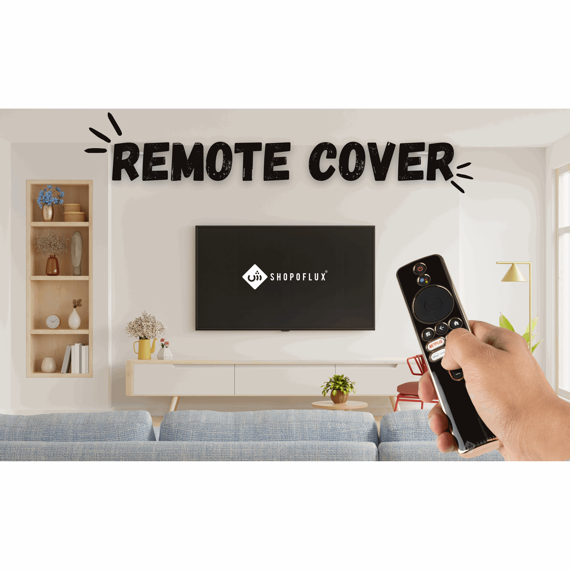 SHOPOFLUX TPU Remote Cover Compatible with Xiaomi A Series, X Series, X Pro, 5A, OLED Vision TV Redmi 4k Ultra 43 inch