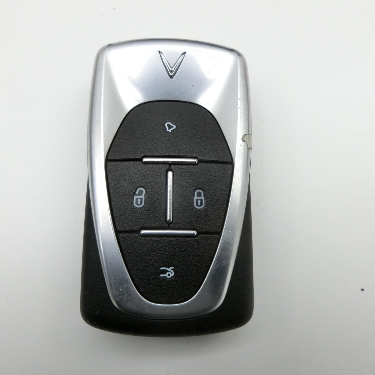 SHOPOFLUX Metal Car Key Cover Compatible for Vinfast VF6,VF7 4 Button Smart Key -Black Shopoflux
