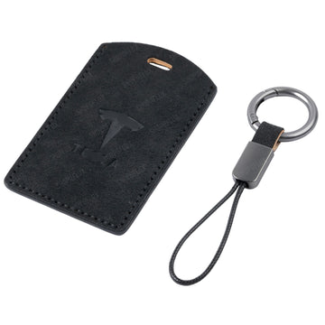 SHOPOFLUX Key Card Holder Compatible with Tesla Car | Slim Leather Protector Wallet Style, Scratch-Proof, Secure Fit, Minimal Design. Shopoflux