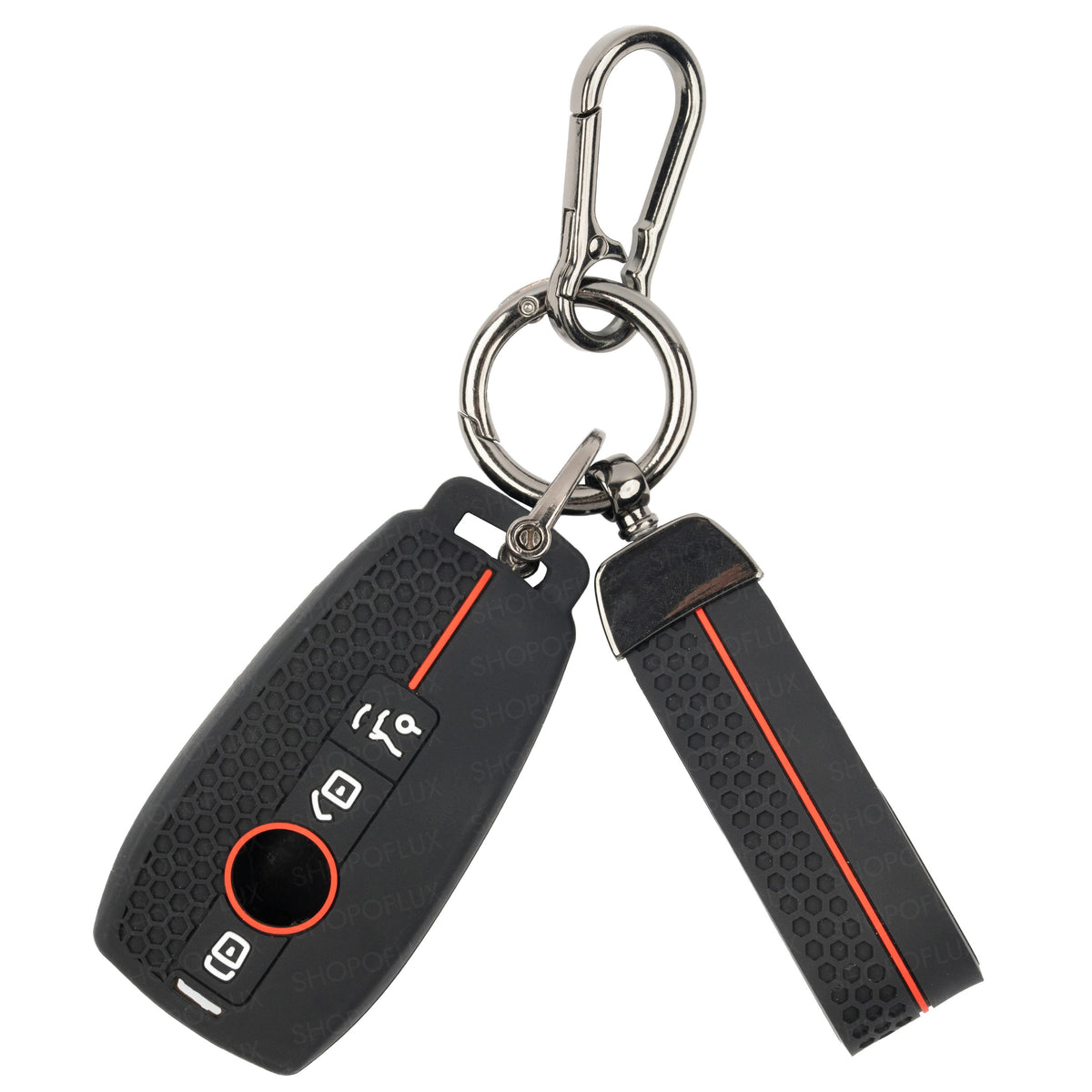 SHOPOFLUX Metal Key Cover Compatible for Mercedes Benz E - Class S - Class A - Class C - Class G - Class 2020 Onwards New Smart Key