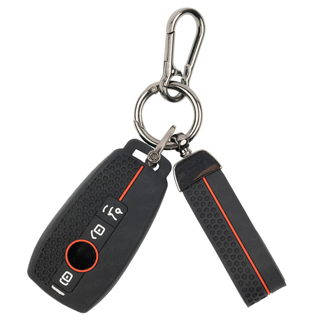 SHOPOFLUX Metal Key Cover Compatible for Mercedes Benz E - Class S - Class A - Class C - Class G - Class 2020 Onwards New Smart Key