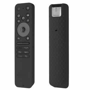 Shopoflux Silicone Tv Remote Cover Compatible with LG Smart TV Remote LG MR25GA Full Wrap Protective Case [Remote NOT Included] (Black) Shopoflux