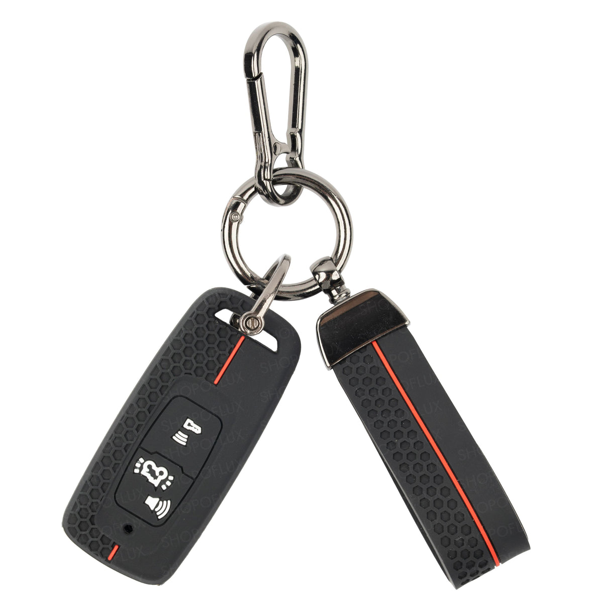 SHOPOFLUX Metal Key Cover Compatible with Honda Activa | Dio H-Smart