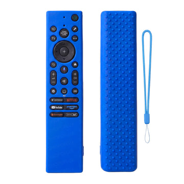 SHOPOFLUX Silicone Cover Compatible with Sony Bravia Smart Tv Voice Remote Case with Lanyard [Remote NOT Included]