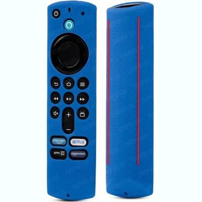 Shopoflux Silicone Remote Cover Compatible with Fire TV Stick (Blue) Shopoflux