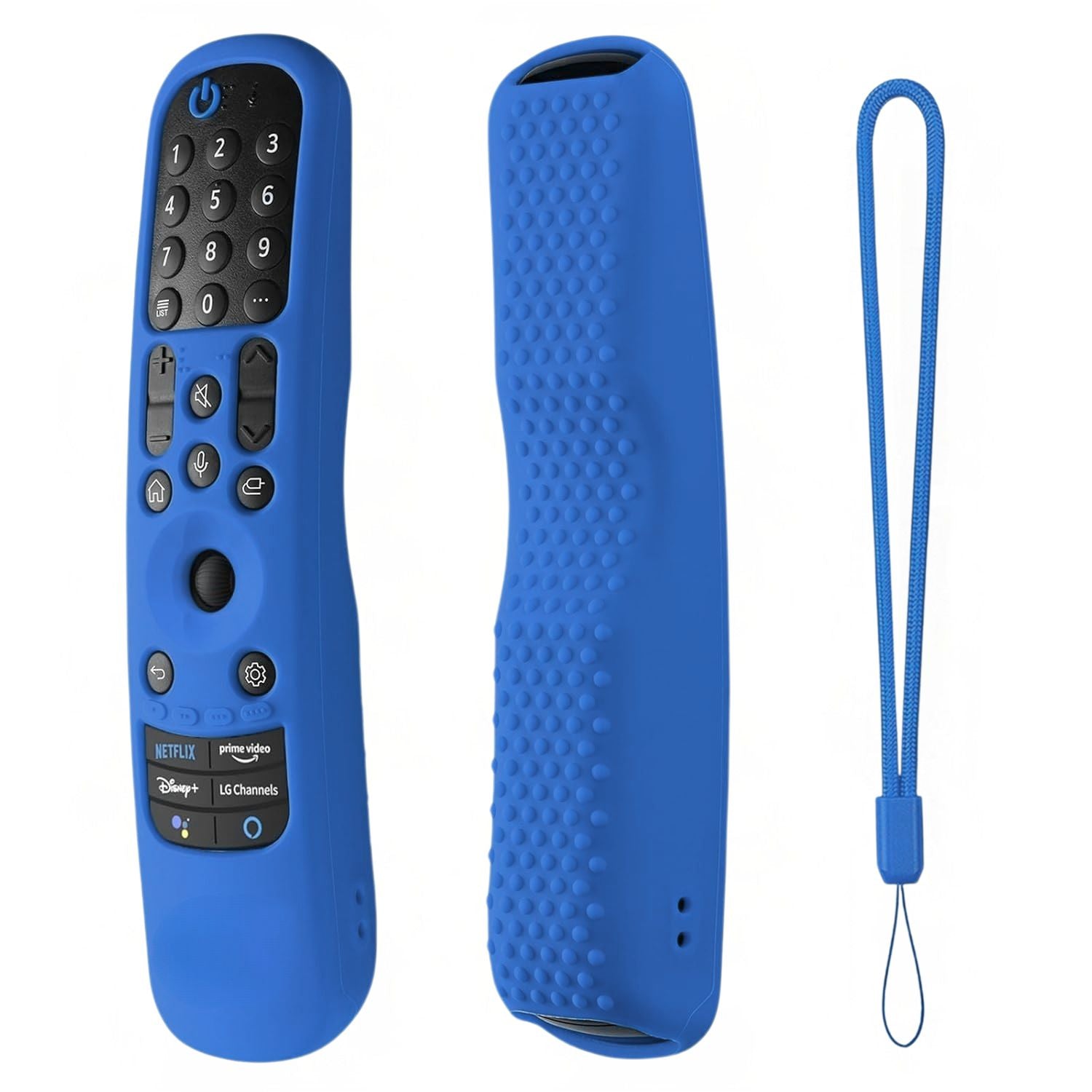 Shopoflux Silicone TV Remote Cover Compatible with LG AN-MR21GA (2021) MR22GA (2022) MR23GA (2023) Magic Remote Case (Blue) Shopoflux