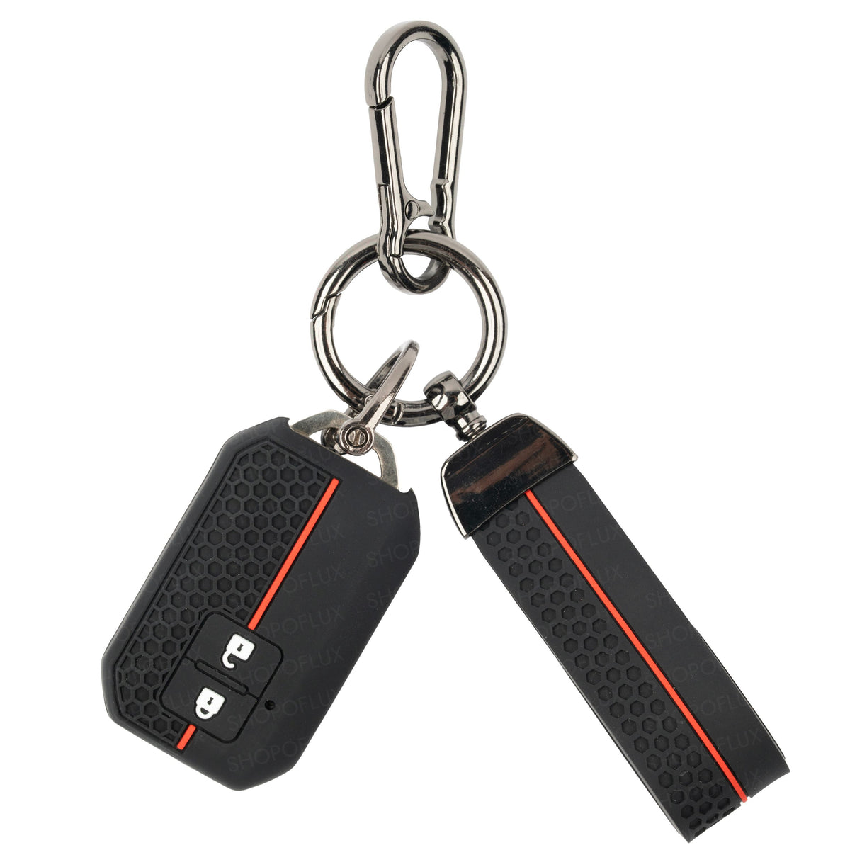 SHOPOFLUX Key Cover Compatible with Baleno, Grand Vitara, XL6, Swift, Brezza, Celerio, Ignis, Ertiga, Dzire, Fronx, Urban Cruiser, Ebella, Rumion, Glanza, Hyryder 2 Button Key