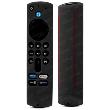 Shopoflux Silicone Remote Cover Compatible with Fire TV Stick (Black)