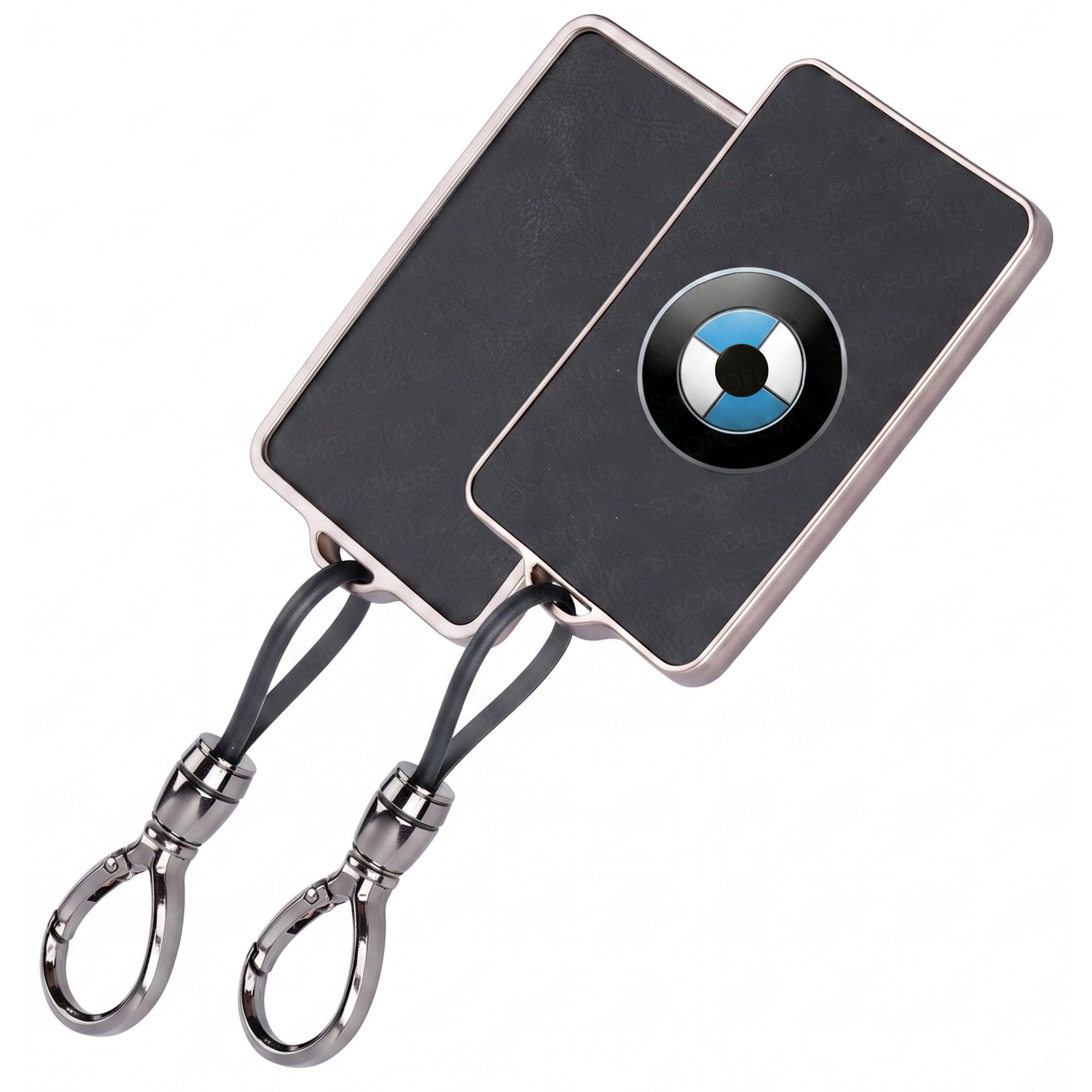 SHOPOFLUX TPU Card Holder Competible With BMW Car – Scratchproof, Slim & Lightweight Protector Case with Keychain Holder, Key Card Accessories