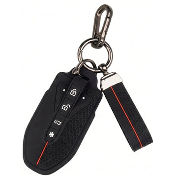 SHOPOFLUX Silicone Key Cover Compatible with Mahindra BE 6, XEV 9 EV, XUV 7XO Smart Key
