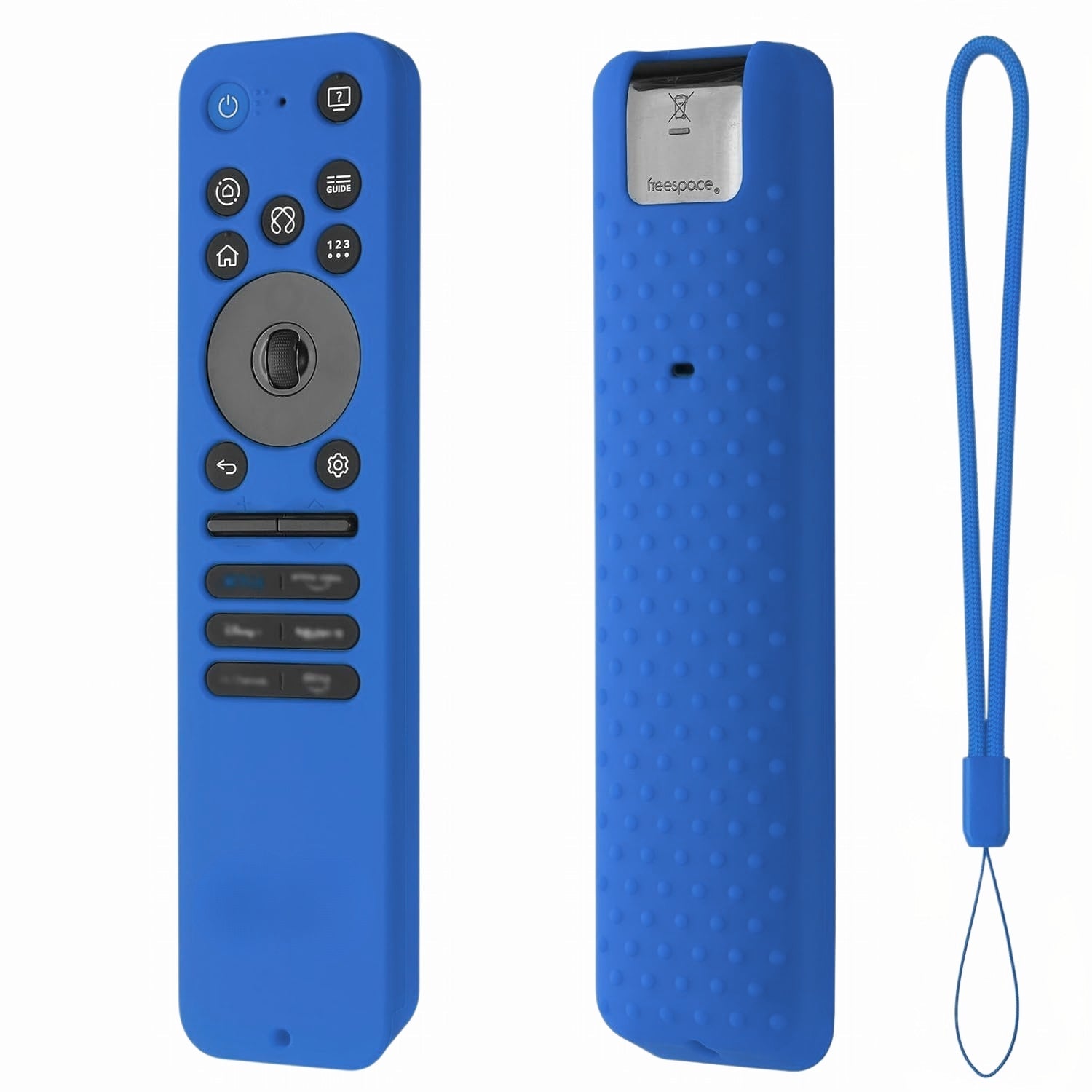 Shopoflux Silicone Tv Remote Cover Compatible with LG Smart TV Remote LG MR25GA Full Wrap Protective Case (Blue) Shopoflux