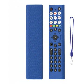 Shopoflux Silicone TV Remote Cover Compatible with Hisense Smart TV Remote [Remote NOT Included] (Blue) Shopoflux