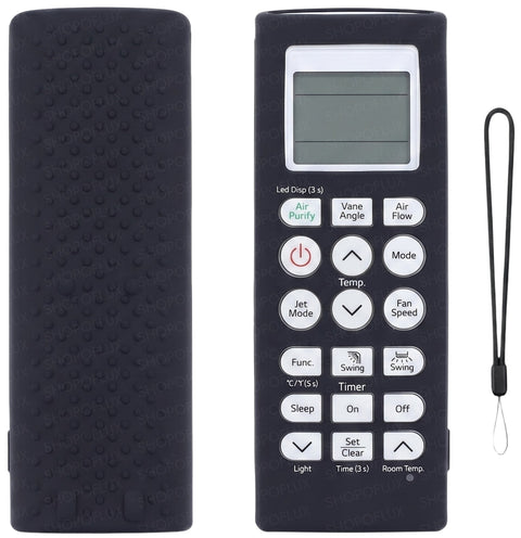 Black silicone LG AC Remote Cover