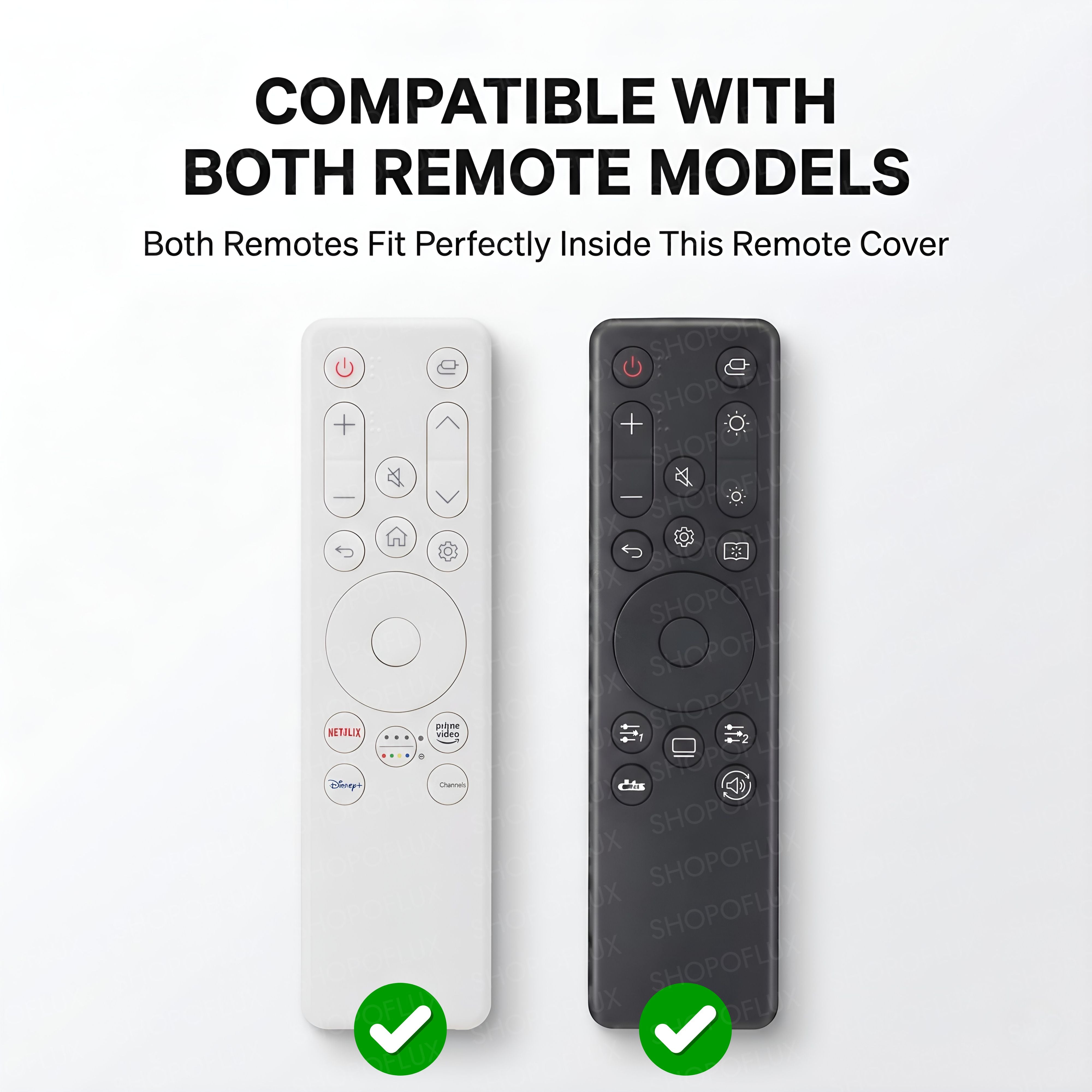 SHOPOFLUX Silicone Case Cover Compatible with LG Smart Monitor Remote Control with Lanyard (Red)