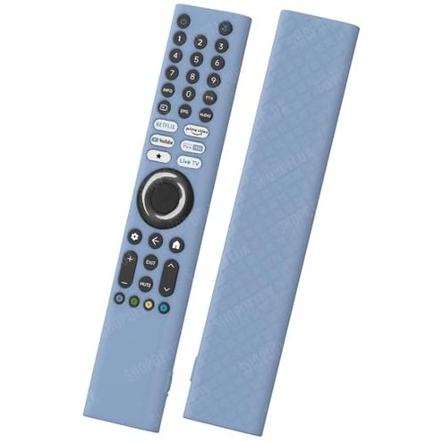 Shopoflux Silicone TV Remote Cover 'Compatible with' Xiaomi Mi Tv FX Series Remote XMRM-21 Protective Case (Sky Blue) Shopoflux