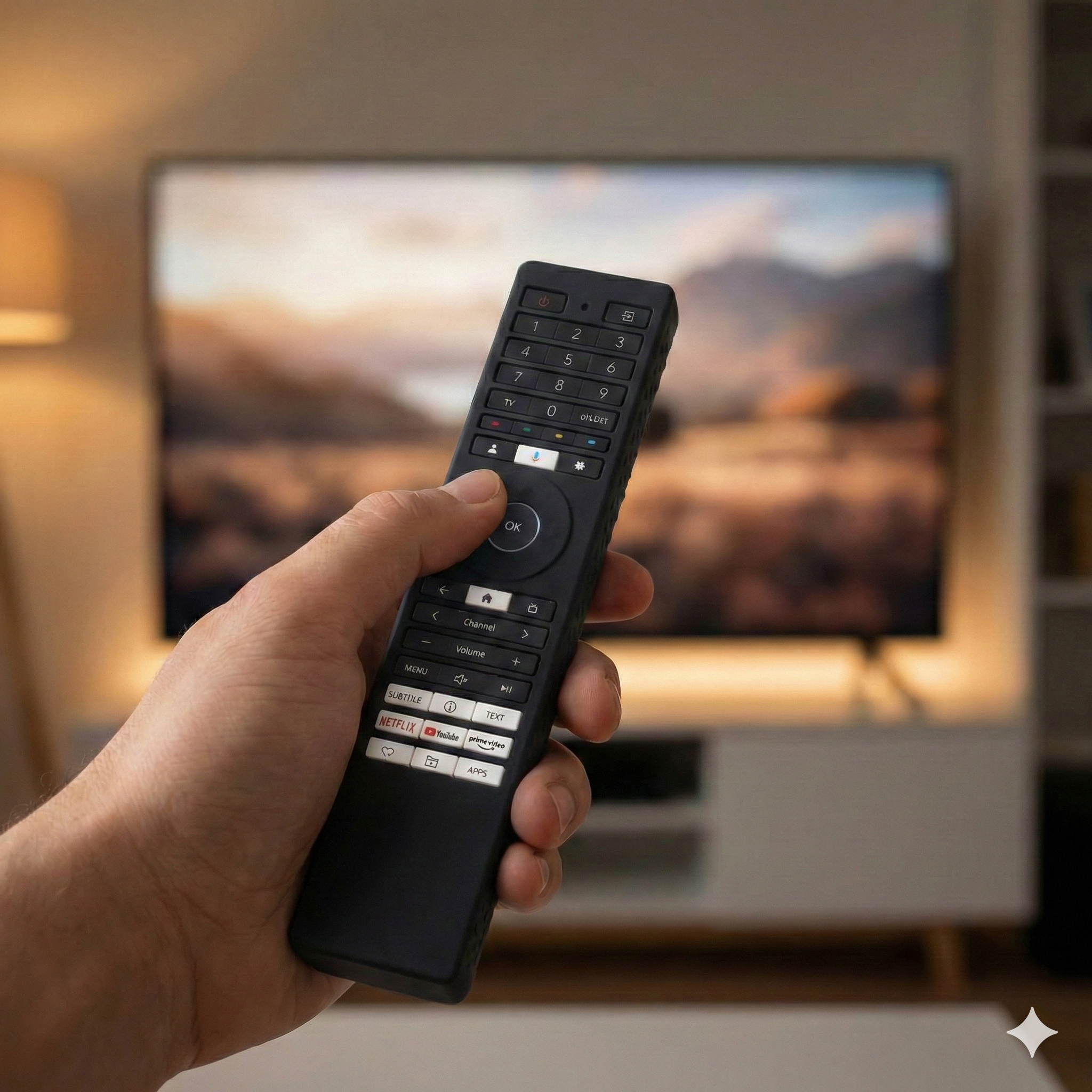 SHOPOFLUX Silicone TV Remote Cover Compatible with Toshiba Smart TV Protective Case with Lanyard (Black) Shopoflux