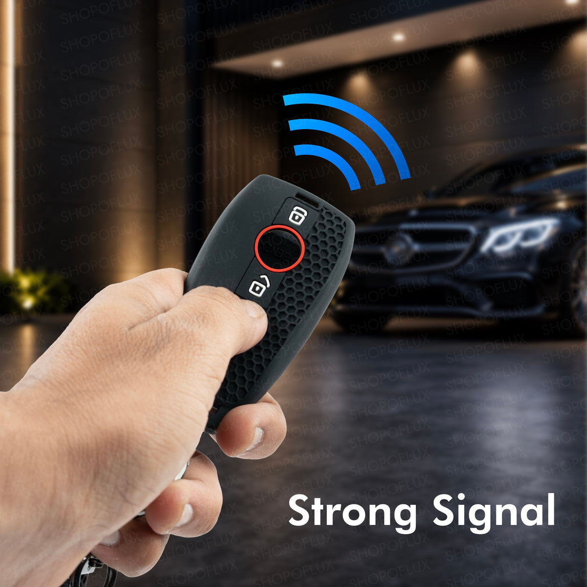 SHOPOFLUX Metal Key Cover Compatible for Mercedes Benz E - Class S - Class A - Class C - Class G - Class 2020 Onwards New Smart Key