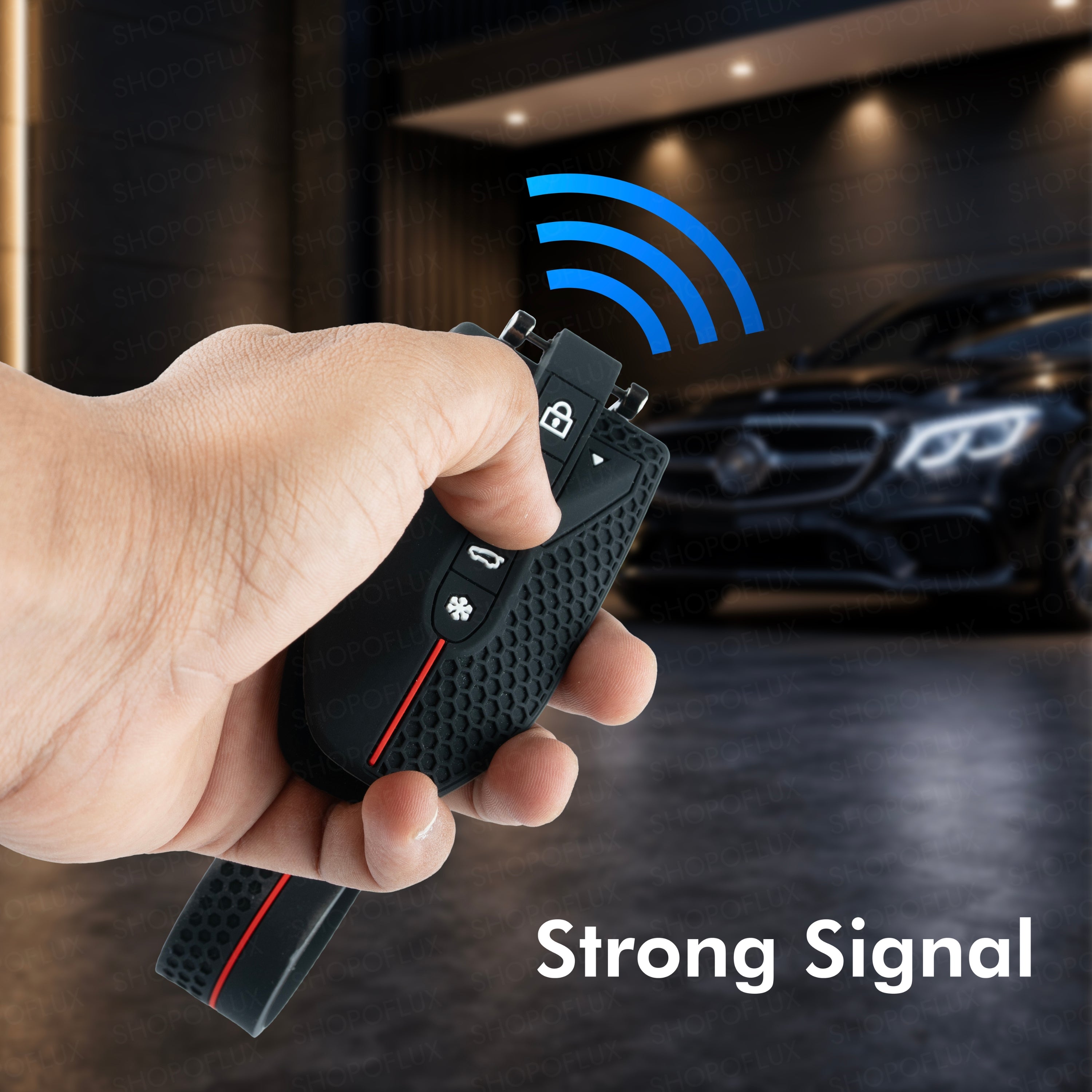 SHOPOFLUX Silicone Key Cover Compatible with Mahindra BE 6, XEV 9 EV, XUV 7XO Smart Key