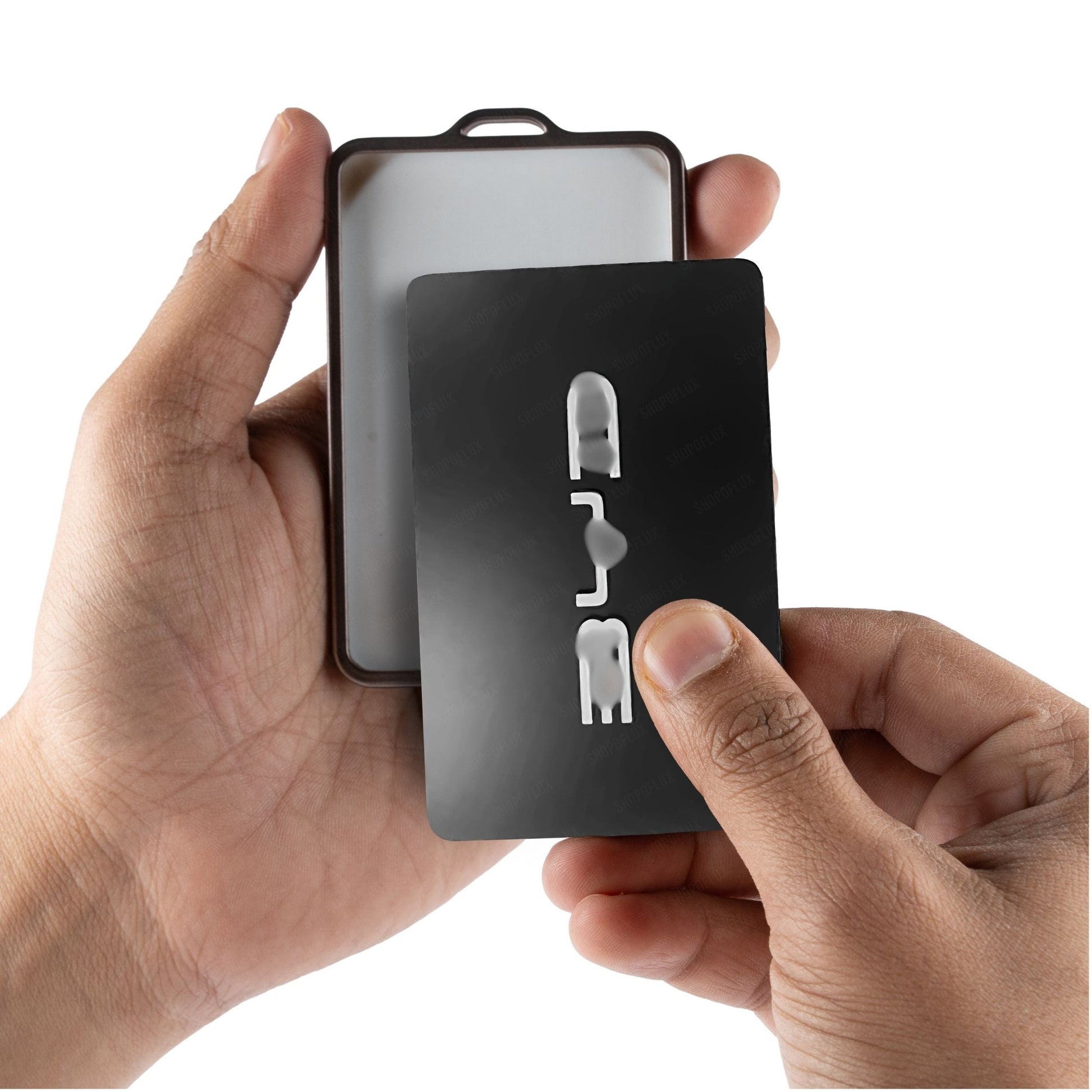 SHOPOFLUX TPU Card Holder Competible With BYD Car – Scratchproof, Slim & Lightweight Protector Case with Keychain Holder, Key Card Accessories Shopoflux