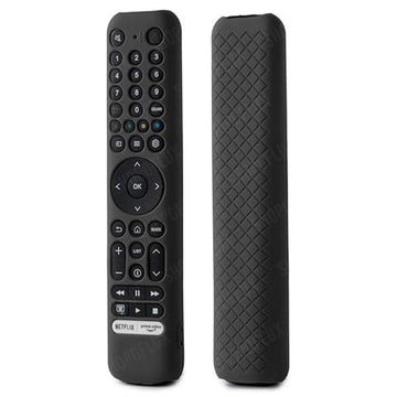 SHOPOFLUX Silicone TV Remote Cover Compatible with L4B Series TCL Tv Remote RC833 Protective Case (Black)