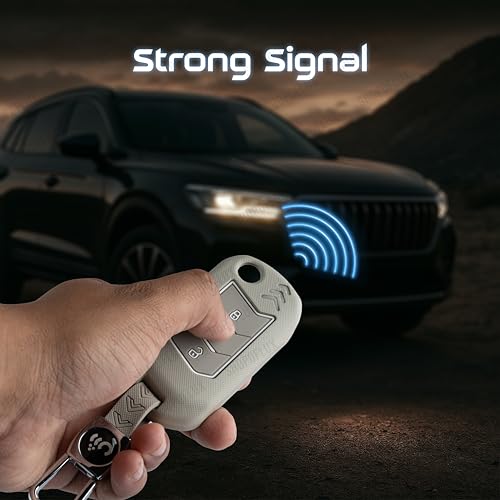 SHOPOFLUX Metal Key Cover Compatible with Mahindra Scorpio N | 3XO | XUV 300 | Marazzo | XUV 700 | XUV 400 ev | Bolero | Thar Roxx 3 Button Flip Key Shopoflux