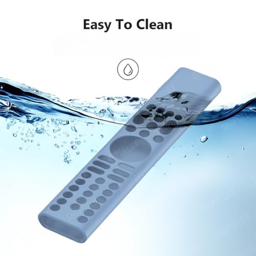 Shopoflux Silicone TV Remote Cover 'Compatible with' Xiaomi Mi Tv FX Series Remote XMRM-21 Protective Case (Sky Blue) Shopoflux