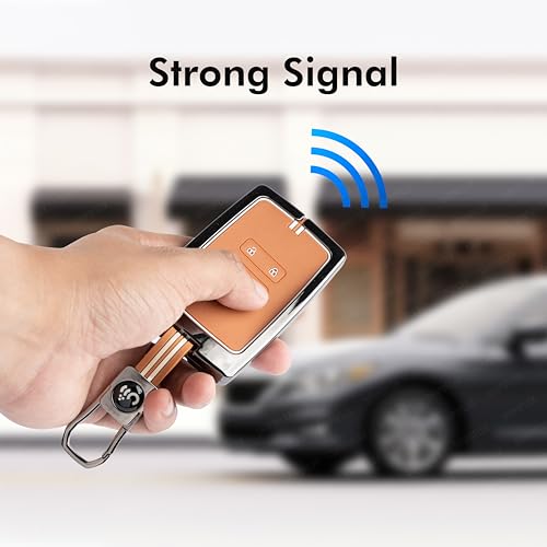 SHOPOFLUX Metal Key Cover Compatible with Renault Triber | Kiger 4 Button Smart Key Shopoflux