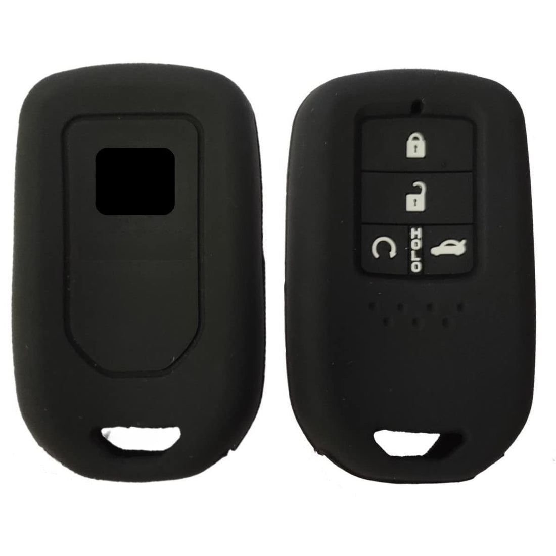 Shopoflux® Silicone 4 Button Key Cover Compatible with Honda City | Civic Pack of 2