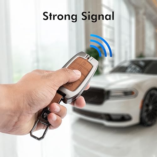 SHOPOFLUX Metal Key Cover Compatible with Toyota Fortuner | Fortuner Legender | Innova Hycross | Invicto 3 Button Smart Key - Black (Pack 1) Shopoflux