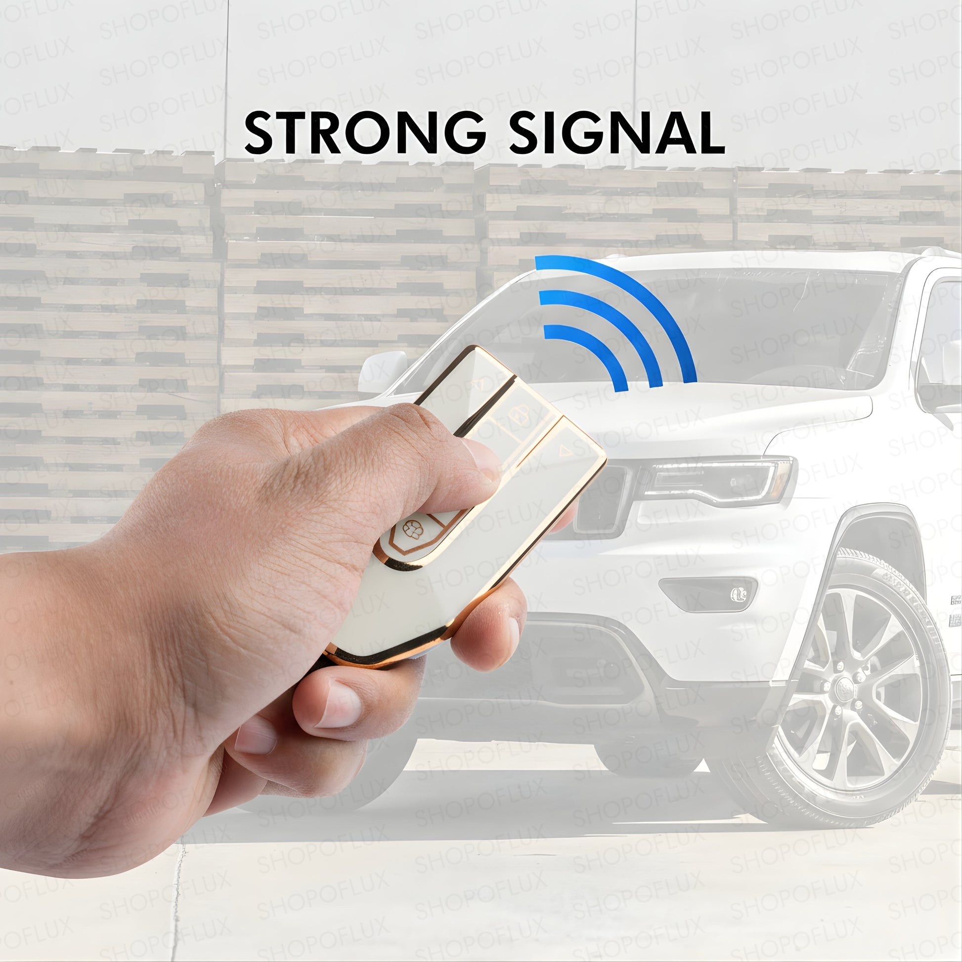 SHOPOFLUX TPU Key Cover Compatible with Mahindra BE 6, XEV 9 EV, XUV 7XO Smart Key (White) Shopoflux