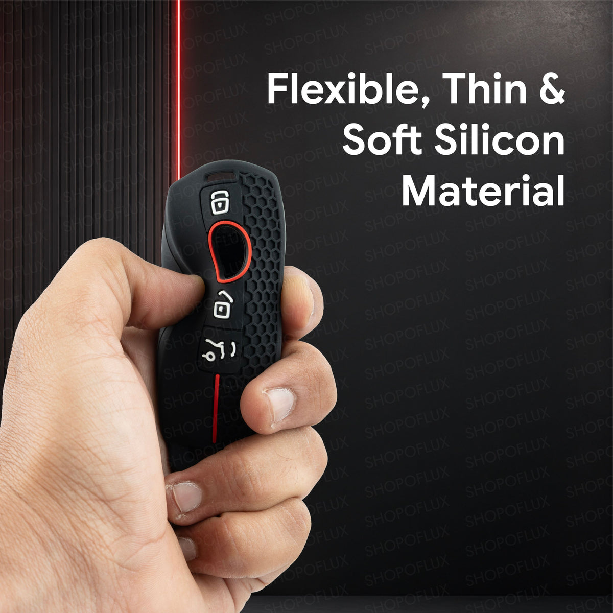 SHOPOFLUX Metal Key Cover Compatible for Mercedes Benz E - Class S - Class A - Class C - Class G - Class 2020 Onwards New Smart Key