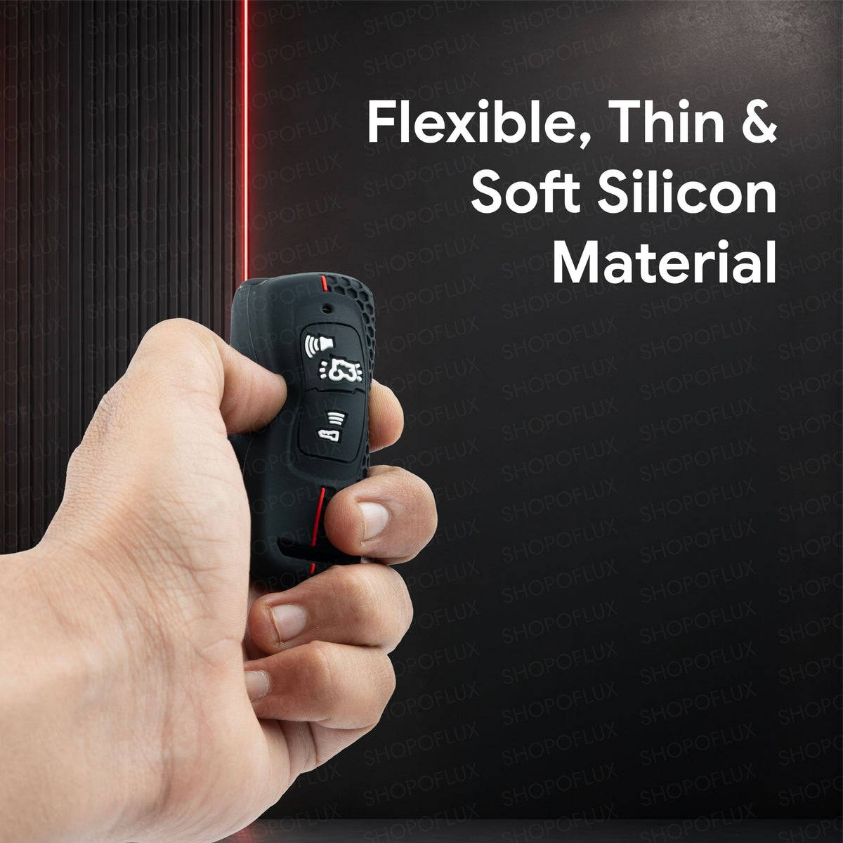 SHOPOFLUX Metal Key Cover Compatible with Honda Activa | Dio H-Smart