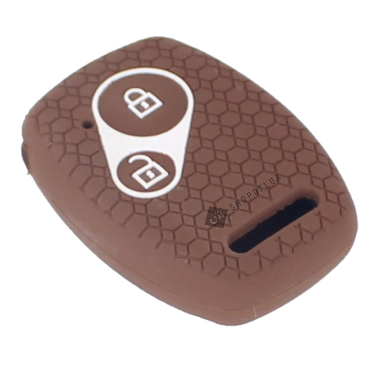 Shopoflux® Silicone Key Cover Compatible with City | Civic | Jazz | Brio | Amaze | Accord | Mobilio | BRV | CRV Dark Grey 2