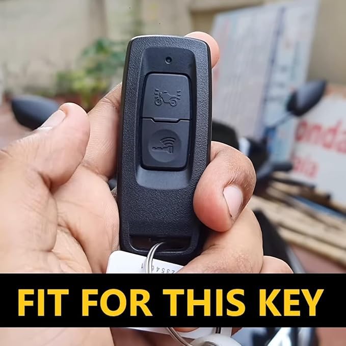 SHOPOFLUX Leather Key Cover Compatible with Honda Activa | Dio H-Smart (Pink) Shopoflux