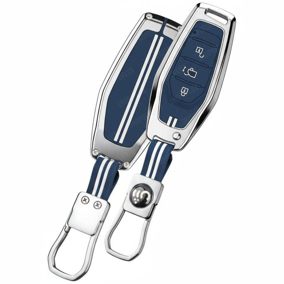 SHOPOFLUX Metal Key Cover Compatible with Mahindra XUV 500 Smart Key | Accessories Shopoflux