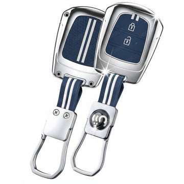 SHOPOFLUX Metal Key Cover Compatible with i10 Grand | Santro | Eon