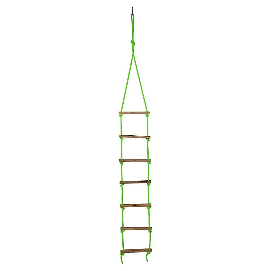 Shopoflux Rope Ladder for Kids | Climbing Ladder for Kids | Wooden Ladder for Kids for Physical Activity | Indoor Outdoor Games for Kids