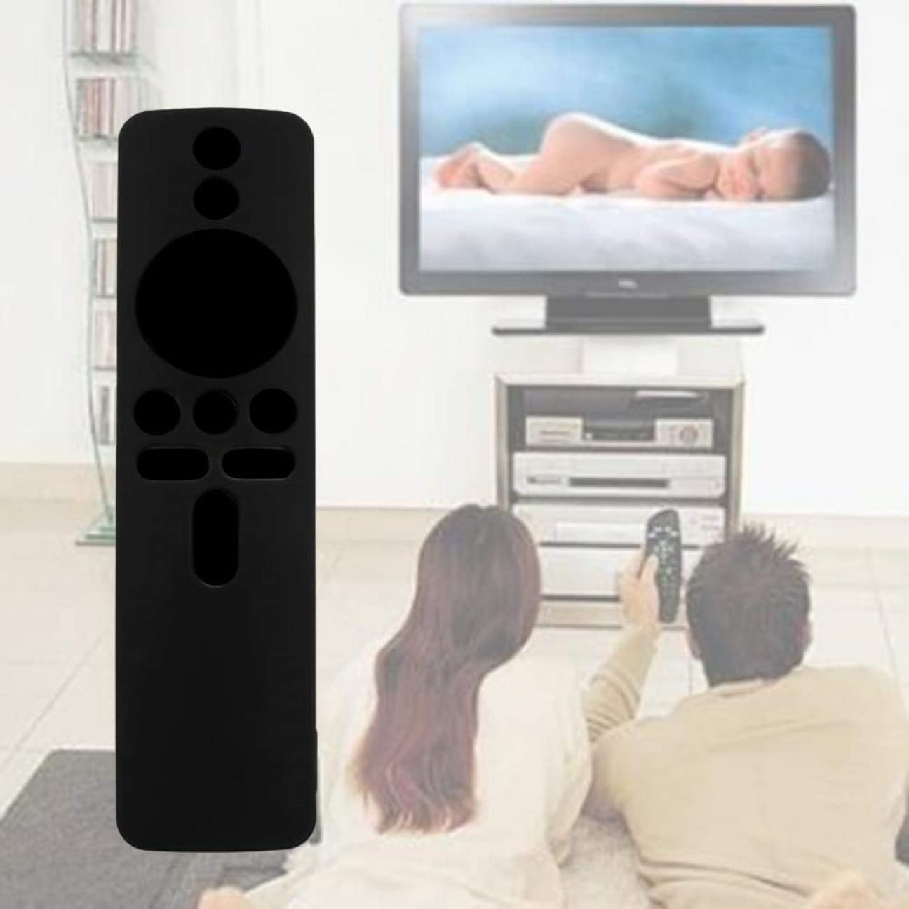 Shopoflux Silicone Remote Cover for Mi Smart TV and Mi TV Stick/MI Box S / 3S / MI 4X / 4A Smart LED TV