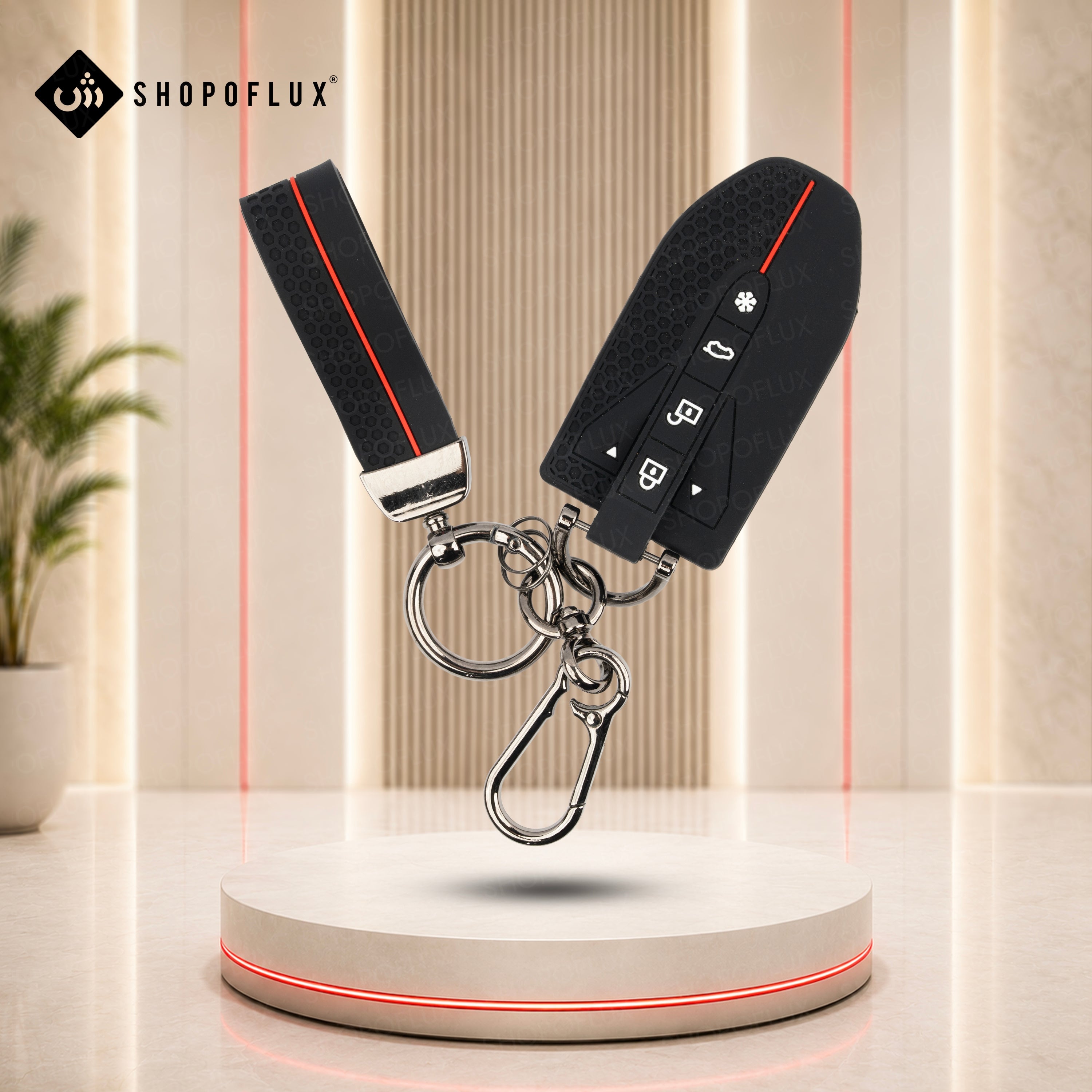 SHOPOFLUX Silicone Key Cover Compatible with Mahindra BE 6, XEV 9 EV, XUV 7XO Smart Key