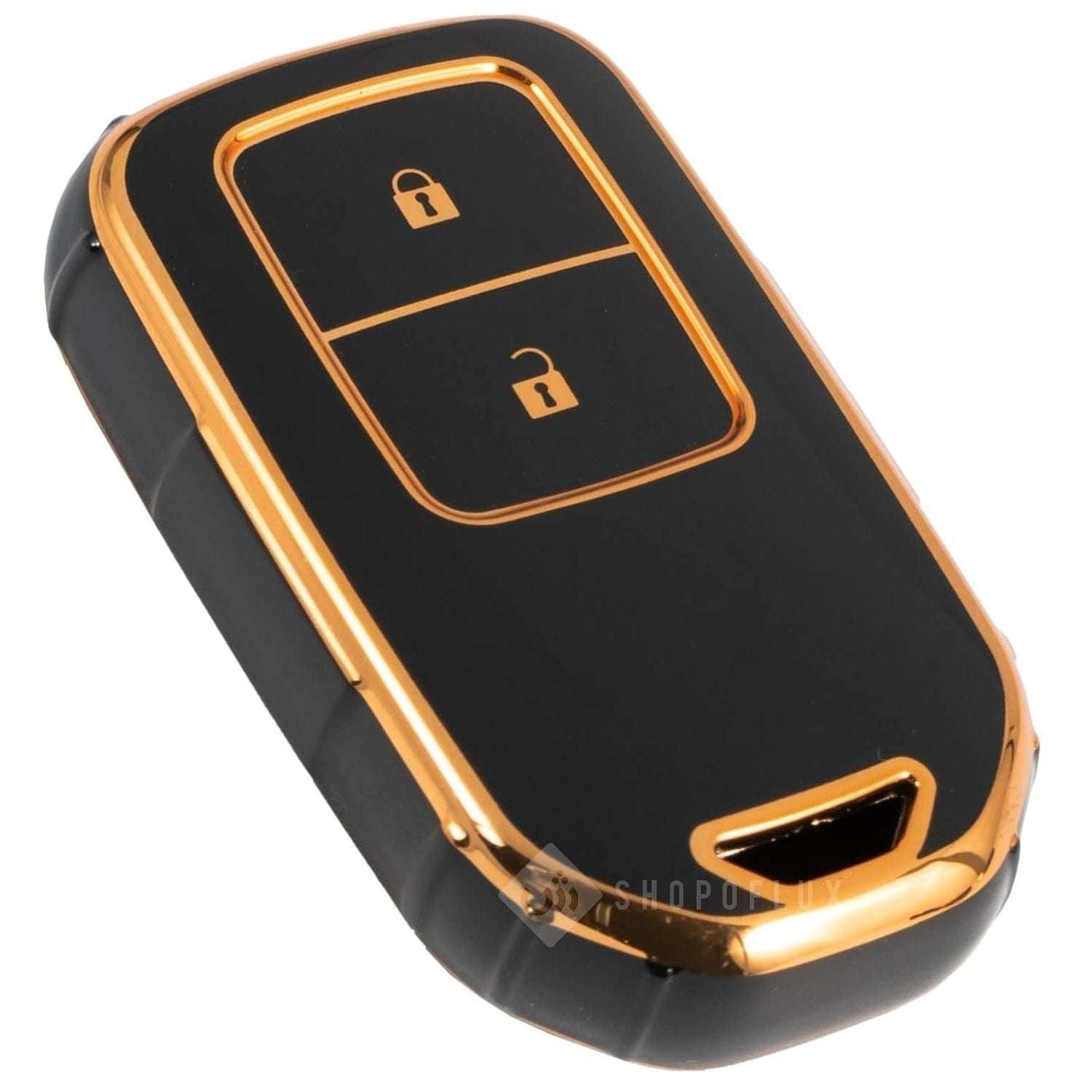 Shopoflux® TPU Key Cover Compatible for Honda Elevate | BRV | WRV | CRV | Jazz | City 2 Button Smart Key