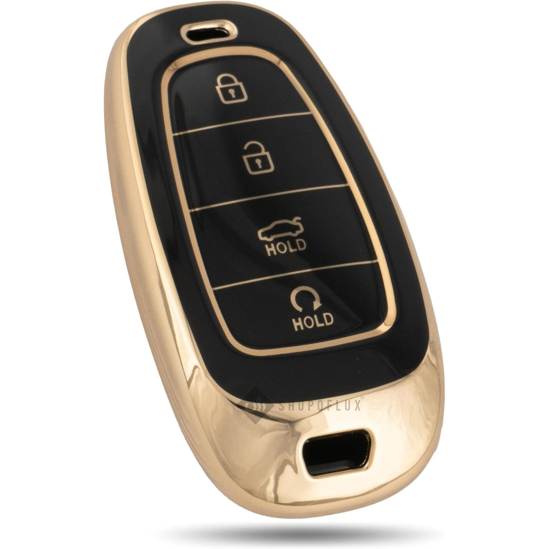 Shopoflux® TPU Key Cover Compatible with Hyundai Tucson Car 4 Button Smart Key