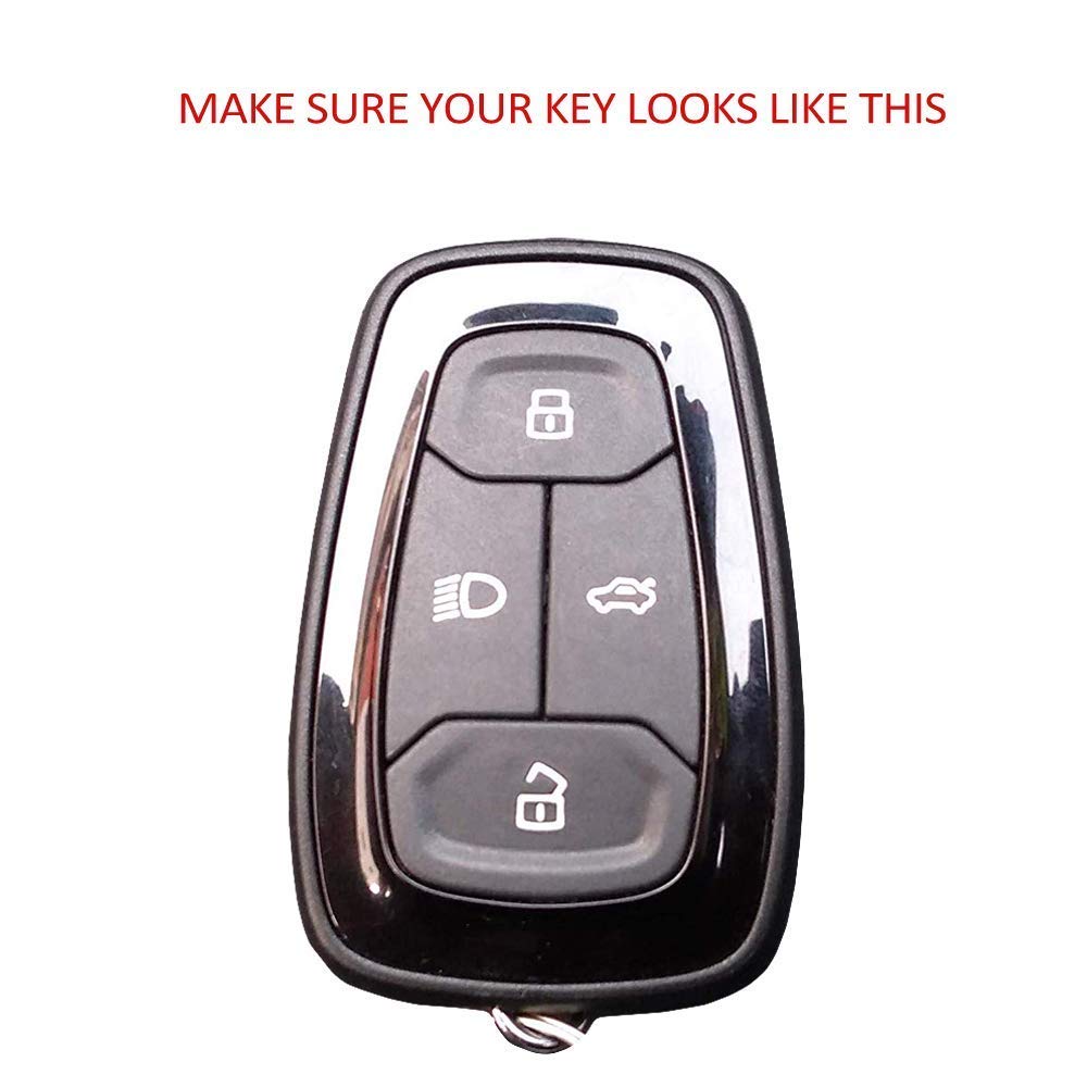 Shopoflux® Silicone Smart Key Cover Compatible with Safari 2021 | Nexon | Harrier | Altroz | Tigor | EV | Tiago EV Electric Pack of 1