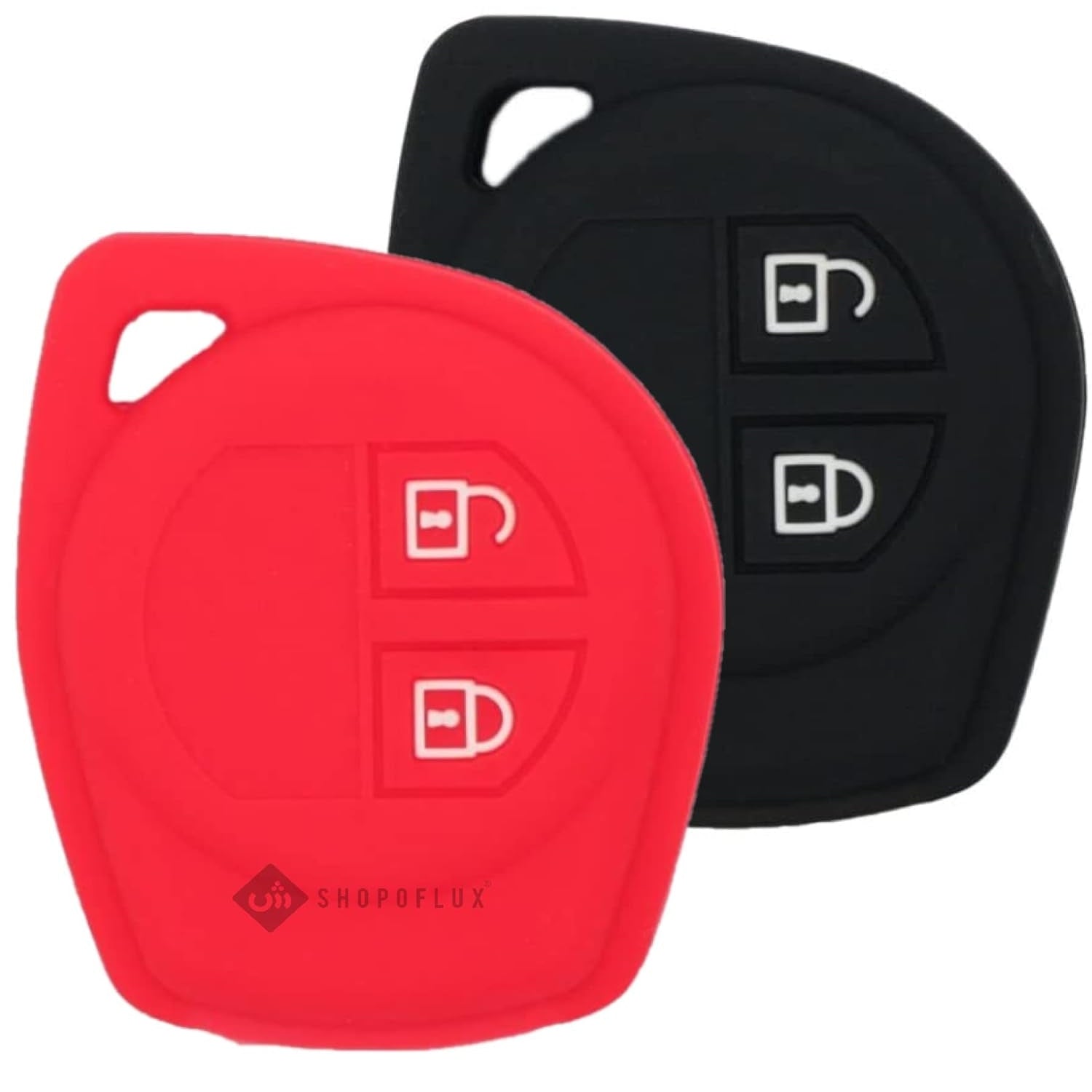 Shopoflux Silicone Key Cover Compatible with toyota and Maruti Suzuki Swift | Wagonr | Baleno | Celerio | Swift Dzire | Ertiga | Alto | Fronx | Breza | S Presso | Ignis