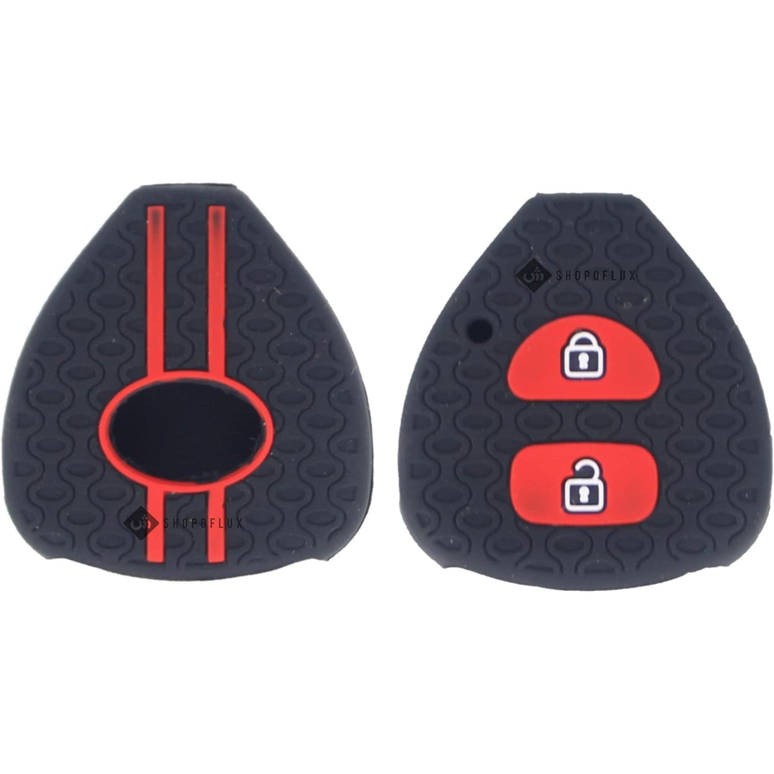 Shopoflux® Silicone Key Cover Compitable with Innova | Fortuner | Corolla 1