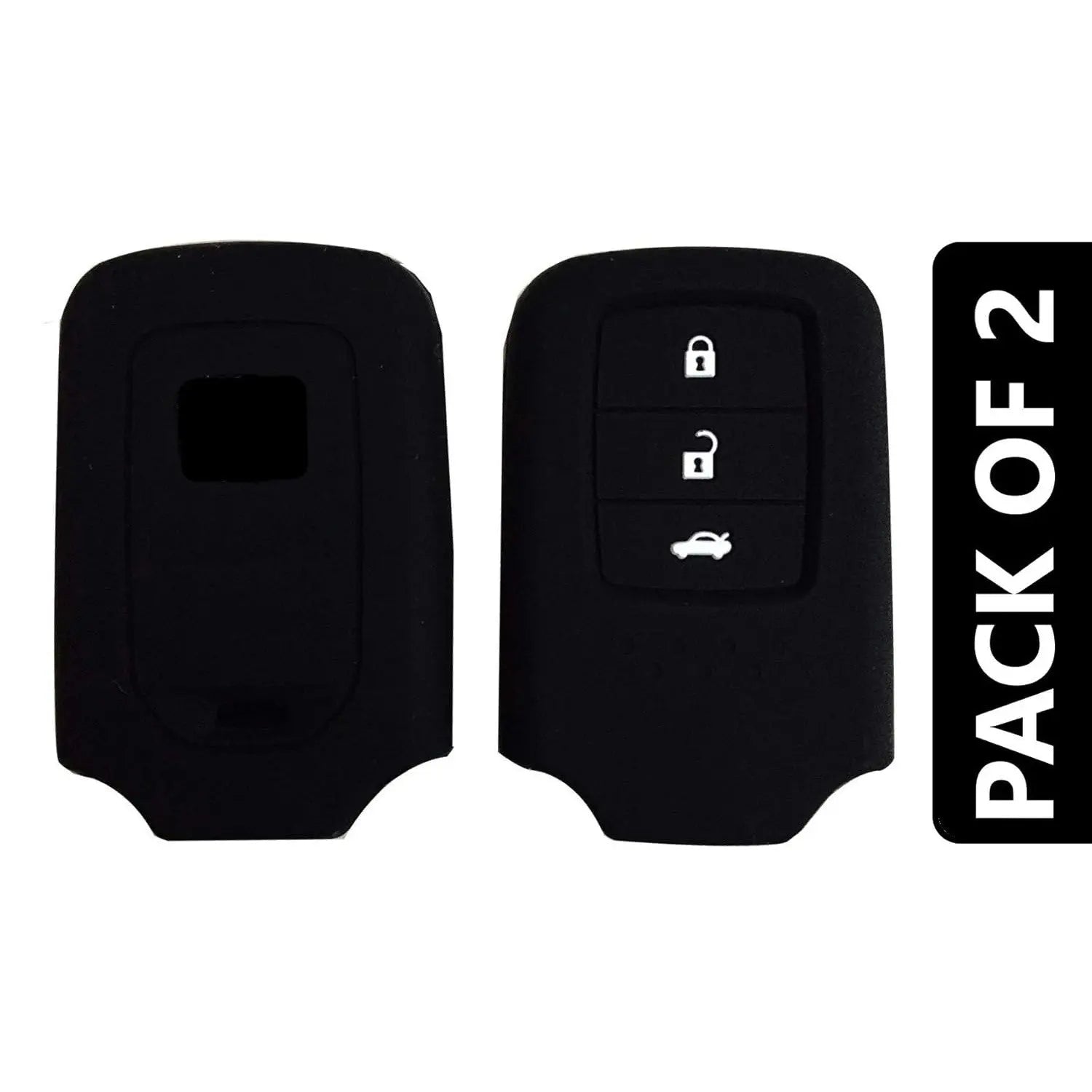 Shopoflux® Silicone 3 Button Key Cover Compatible with City | Amaze Pack of 2