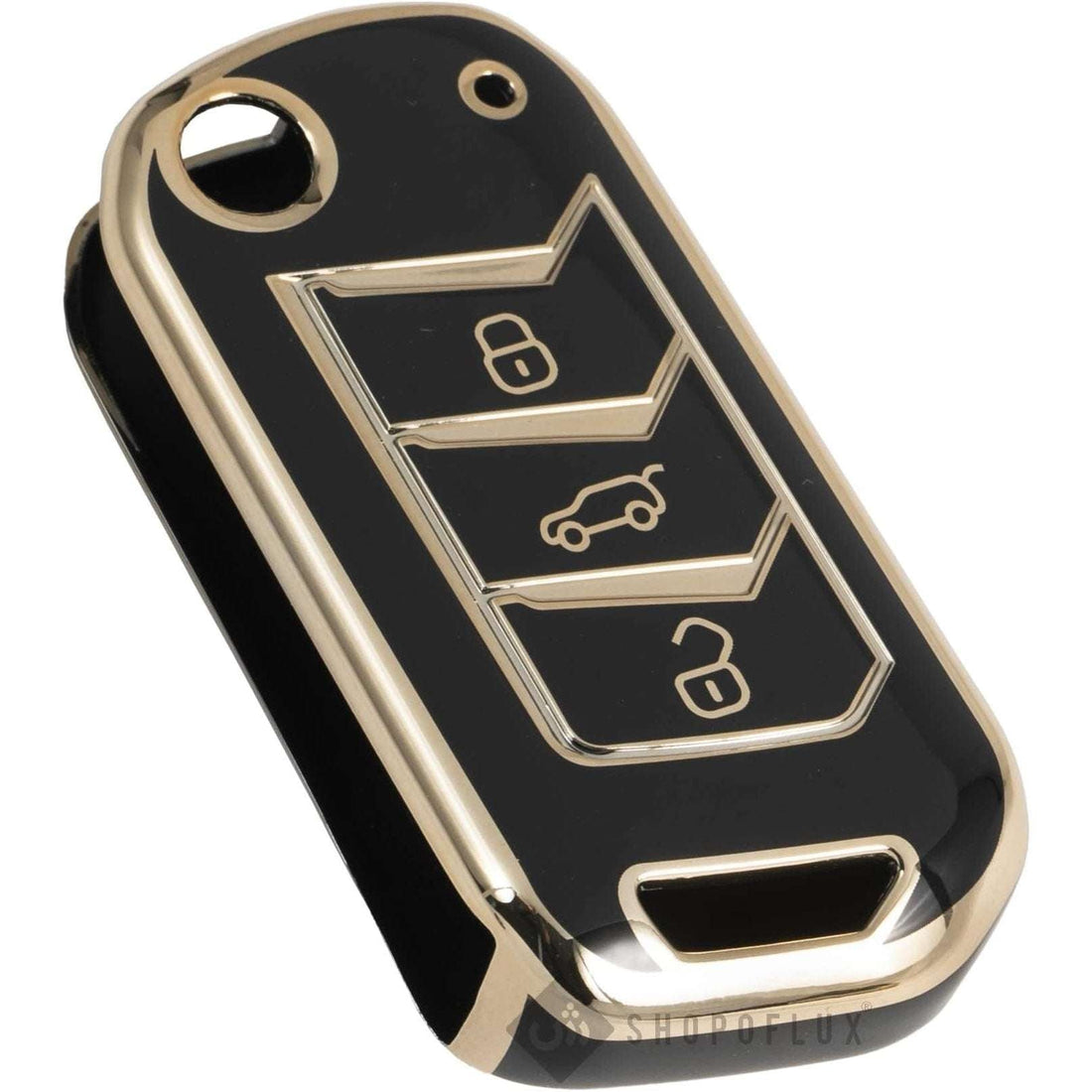 Shopoflux® TPU Key Cover Compatible with Mahindra Scorpio N | 3XO | XUV 300 | Marazzo | XUV 700 | XUV 400 ev | Bolero | Thar Roxx 3 Button Flip Key