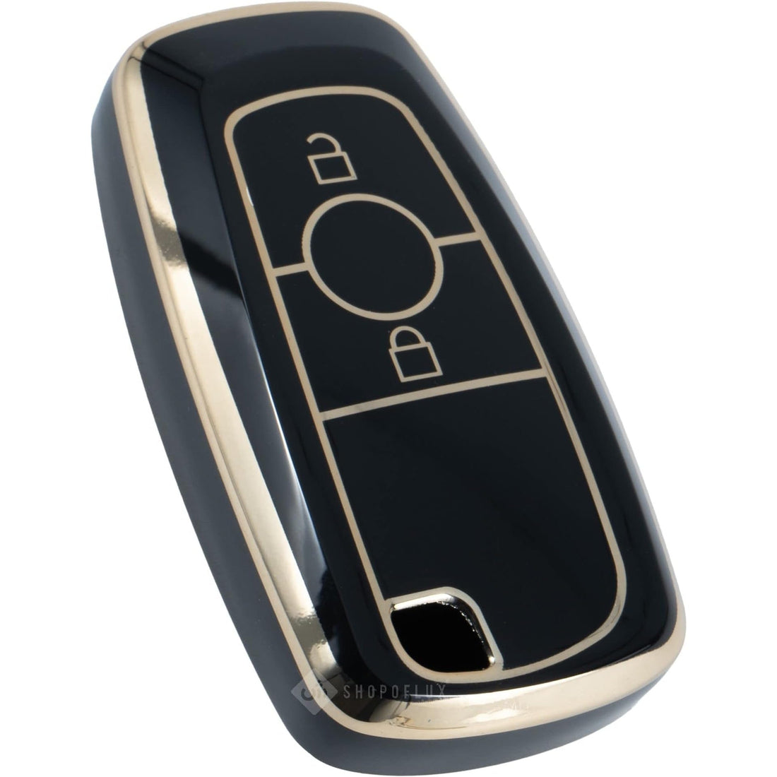 Shopoflux TPU Key Cover Compatible with New Ford Ecosport Titanium Black TPU Pack 1